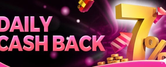 Weekly VIP Cashback Rebate promotion